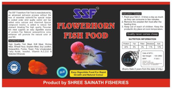 SSF Flowerhorn Fish Food