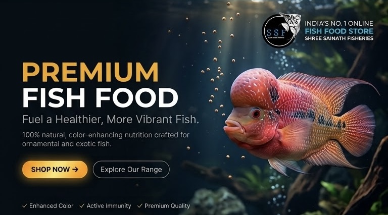 Premium Fish Food Banner